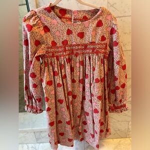 Mini Boden corduroy heart dress